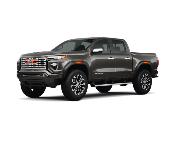 2025 GMC Canyon Denali, front three-quarter view, paint 1 of 6