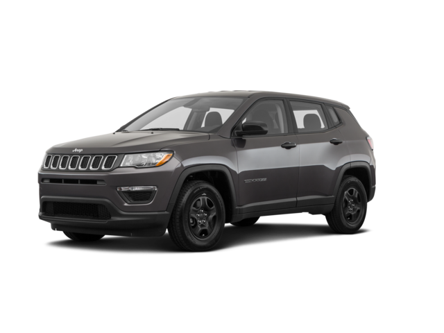 2021 Jeep Compass Limited, front three-quarter view, paint 1 of 8