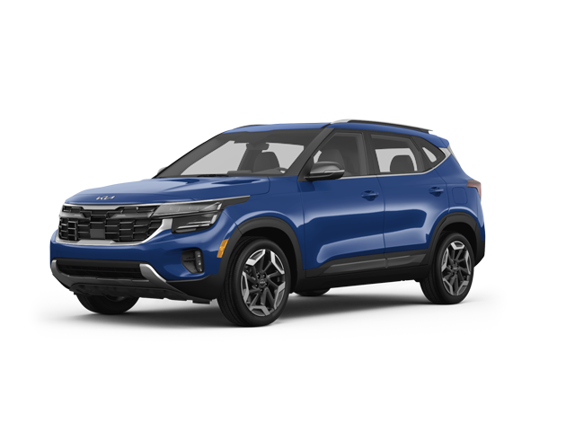 2026 Kia Seltos S, front three-quarter view, paint 1 of 8