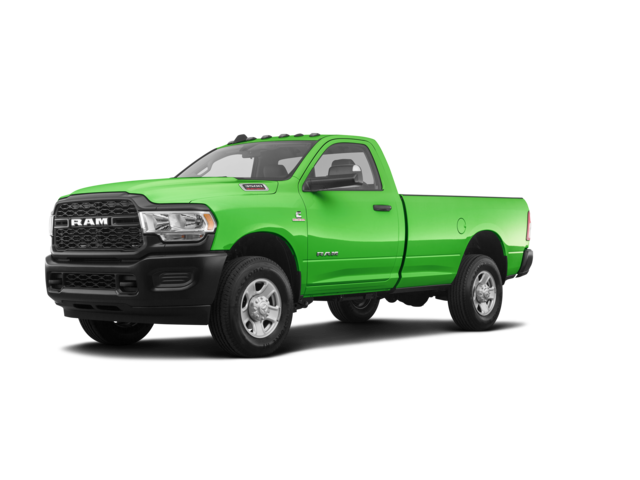 2019 Ram 3500 Tradesman, front three-quarter view, paint 1 of 8