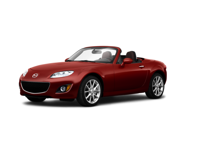 2009 Mazda MX-5 Miata Grand Touring, front three-quarter view, paint 1 of 7