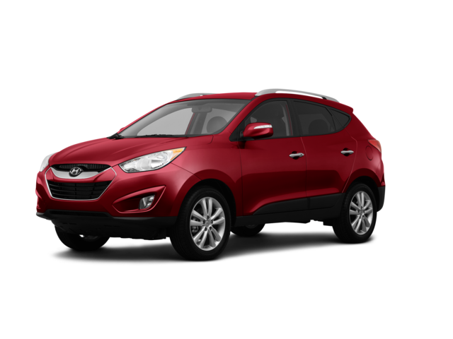 2013 Hyundai Tucson GL, front three-quarter view, paint 1 of 8