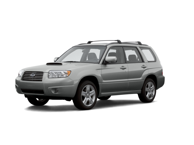 2007 Subaru Forester 2.5 XT Limited, front three-quarter view, paint 1 of 8