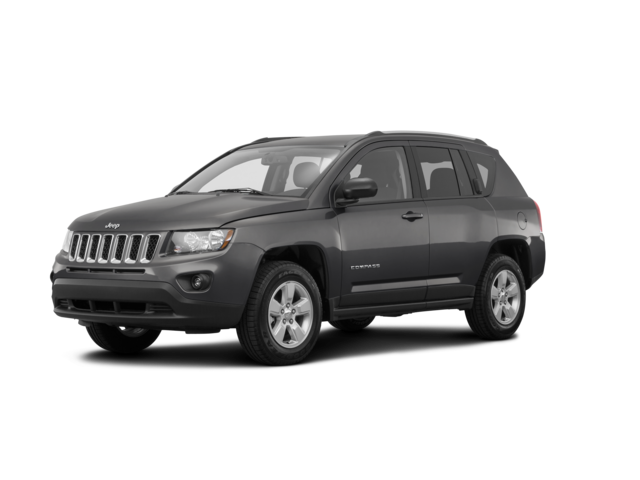 2017 Jeep Compass Sport, front three-quarter view, paint 1 of 8