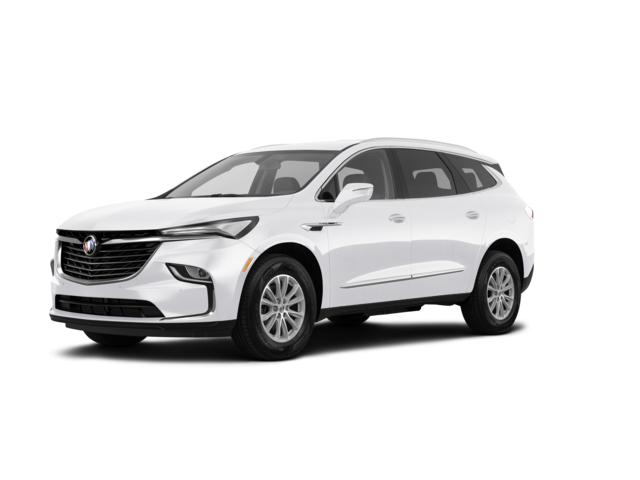 2023 Buick Enclave Essence, front three-quarter view, paint 1 of 7