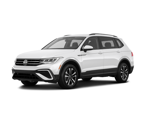 2024 Volkswagen Tiguan S, front three-quarter view, paint 1 of 4