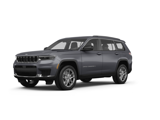2022 Jeep Grand Cherokee L Laredo, front three-quarter view, paint 1 of 5