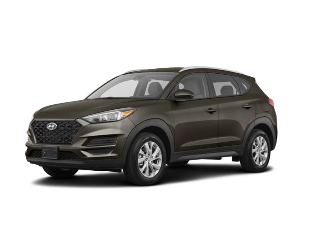 2019 Hyundai Tucson Value, front three-quarter view, paint 1 of 8