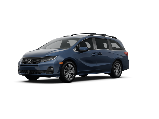2025 Honda Odyssey Touring, front three-quarter view, paint 1 of 7