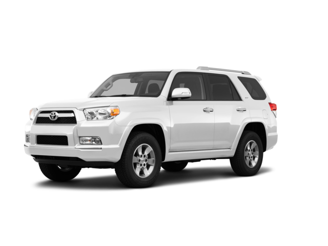 2012 Toyota 4Runner SR5, front three-quarter view, paint 1 of 6