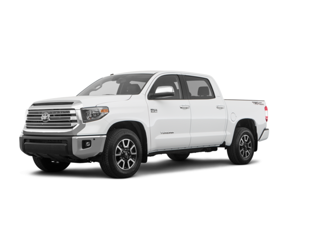 2018 Toyota Tundra Limited, front three-quarter view, paint 1 of 8