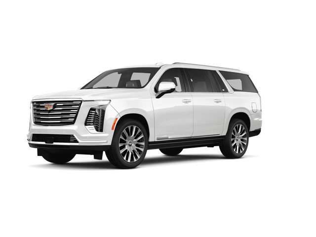 2026 Cadillac Escalade ESV Platinum Luxury, front three-quarter view, paint 1 of 6