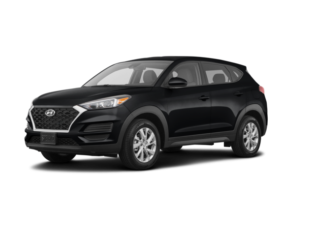 2021 Hyundai Tucson SE, front three-quarter view, paint 1 of 4
