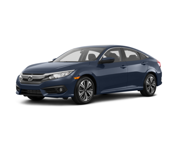 2016 Honda Civic EX-T, front three-quarter view, paint 1 of 8