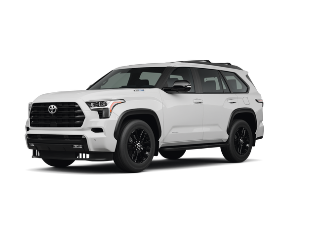 2025 Toyota Sequoia Limited, front three-quarter view, paint 1 of 8