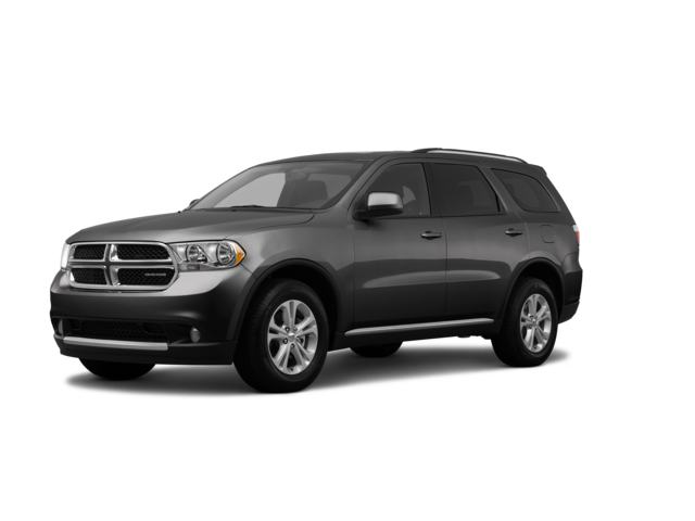 2012 Dodge Durango SXT, front three-quarter view, paint 1 of 8