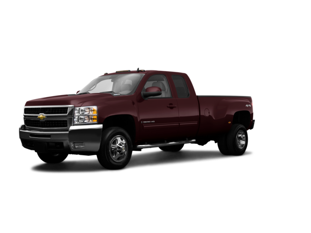2009 Chevrolet Silverado 3500 HD LTZ, front three-quarter view, paint 1 of 8