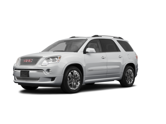 2011 GMC Acadia Denali, front three-quarter view, paint 1 of 8