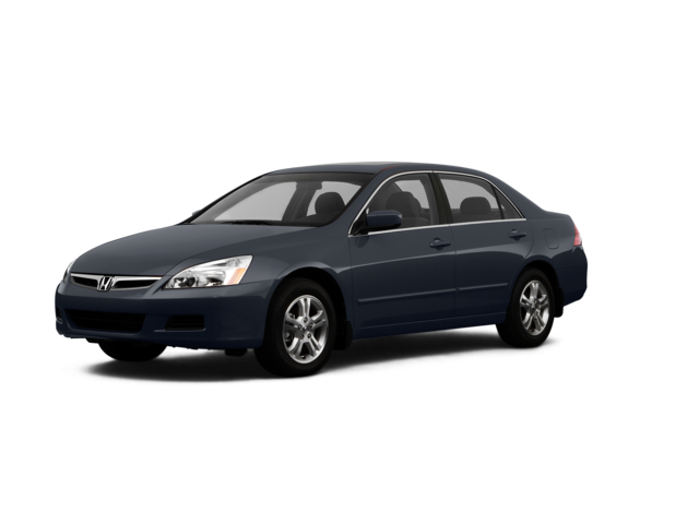2007 Honda Accord EX, front three-quarter view, paint 1 of 8