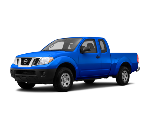 2013 Nissan Frontier S, front three-quarter view, paint 1 of 8