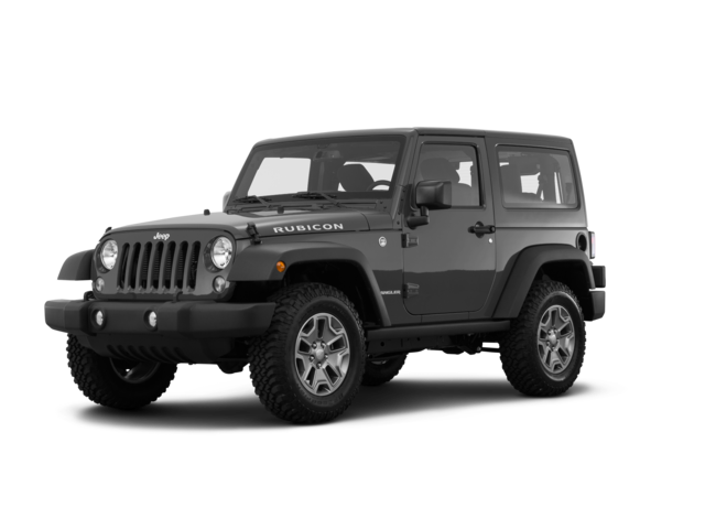 2016 Jeep Wrangler Rubicon, front three-quarter view, paint 1 of 8