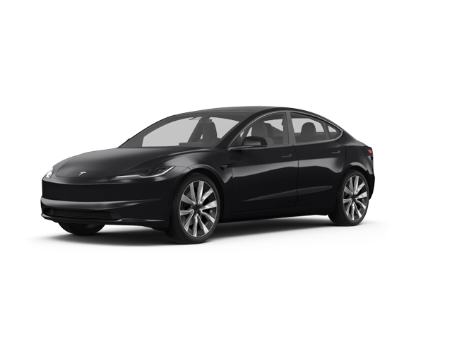 2024 Tesla Model 3 Performance, front three-quarter view, paint 1 of 5