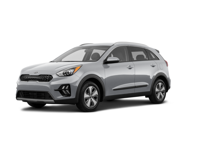 2021 Kia Niro EX, front three-quarter view, paint 1 of 7