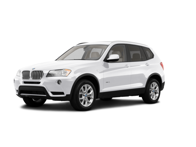 2013 BMW X3 xDrive35i, front three-quarter view, paint 1 of 8