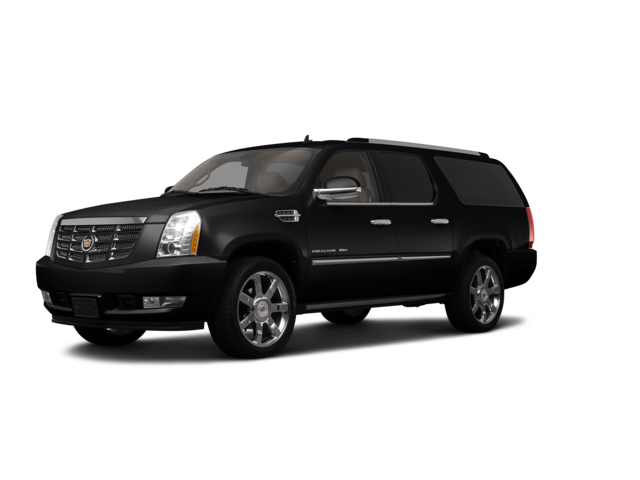 2011 Cadillac Escalade ESV Luxury, front three-quarter view, paint 1 of 8
