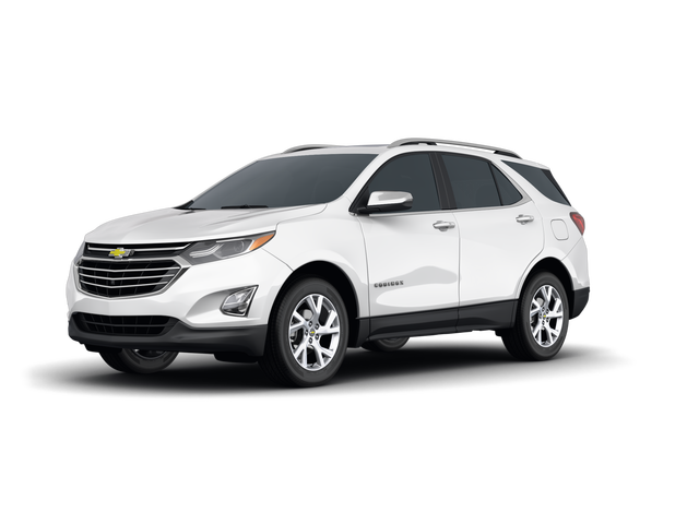 2021 Chevrolet Equinox Premier, front three-quarter view, paint 1 of 3