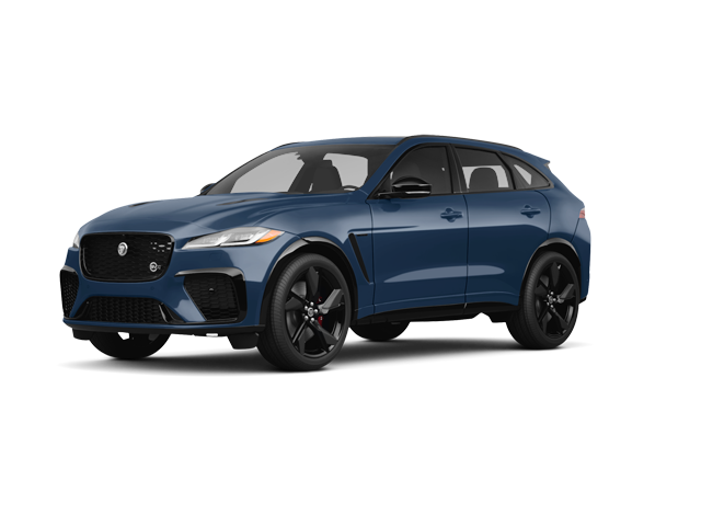 2026 Jaguar F-Pace SVR 575 Final Edition, front three-quarter view, paint 1 of 8