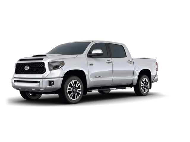 2021 Toyota Tundra Platinum, front three-quarter view, paint 1 of 7