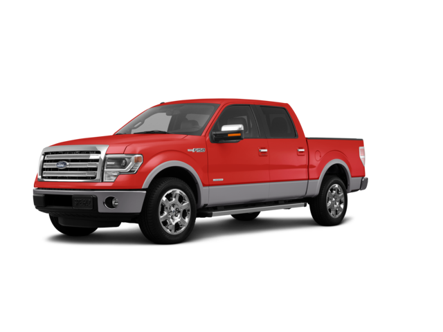 2013 Ford F-150 Lariat, front three-quarter view, paint 1 of 8
