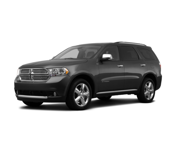 2012 Dodge Durango Crew, front three-quarter view, paint 1 of 8