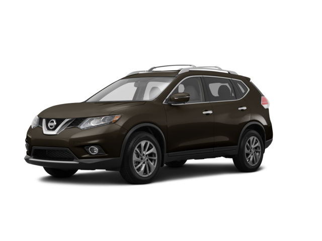 2015 Nissan Rogue SL, front three-quarter view, paint 1 of 8