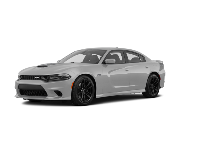 2021 Dodge Charger Scat Pack, front three-quarter view, paint 1 of 8