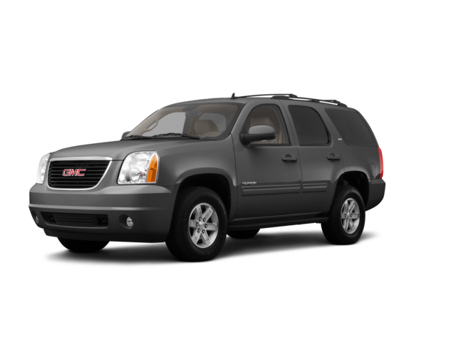 2012 GMC Yukon SLT, front three-quarter view, paint 1 of 8