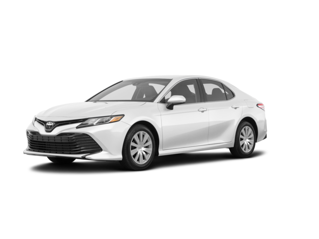 2020 Toyota Camry L, front three-quarter view, paint 1 of 5