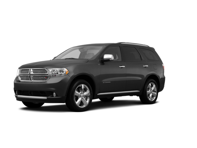 2013 Dodge Durango Crew, front three-quarter view, paint 1 of 8