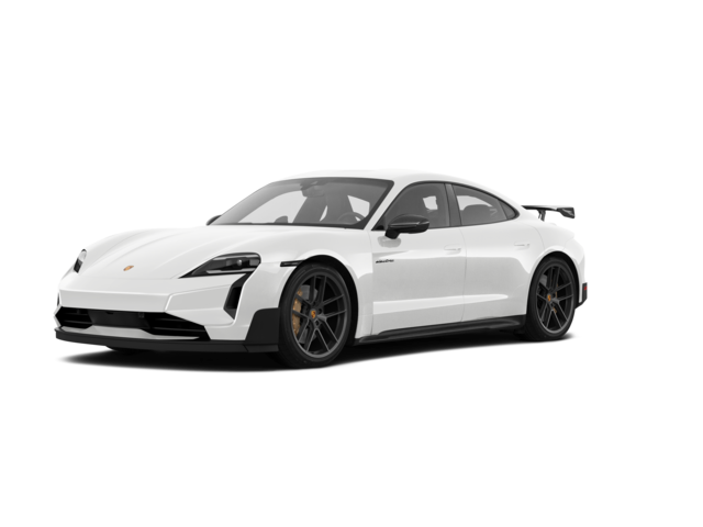 2025 Porsche Taycan 4S, front three-quarter view, paint 1 of 8