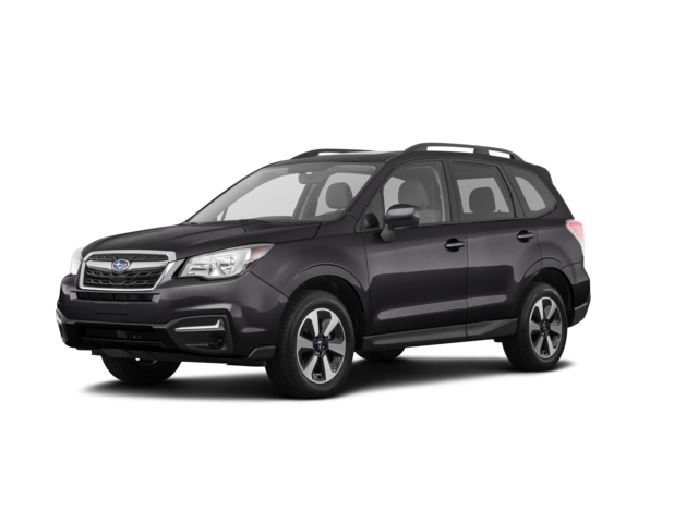 2018 Subaru Forester 2.5i Premium, front three-quarter view, paint 1 of 8