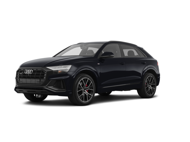 2022 Audi Q8 Premium Plus, front three-quarter view, paint 1 of 8