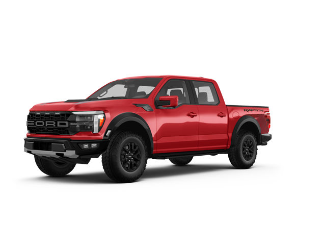 2025 Ford F-150 Raptor, front three-quarter view, paint 1 of 8