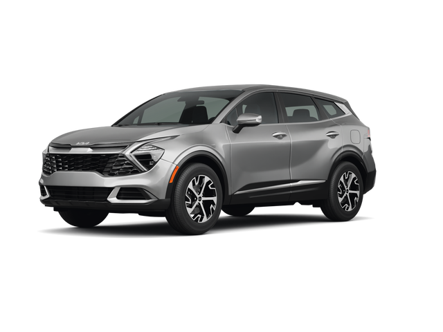 2024 Kia Sportage EX, front three-quarter view, paint 1 of 8