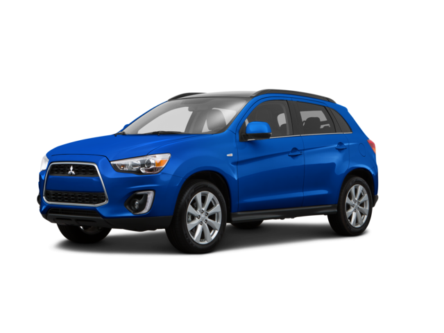 2015 Mitsubishi Outlander Sport 2.4 ES, front three-quarter view, paint 1 of 6