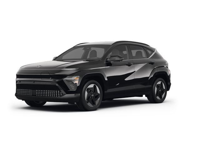 2024 Hyundai Kona Electric Limited, front three-quarter view, paint 1 of 8