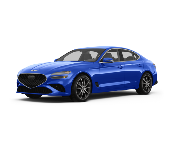 2024 Genesis G70 2.5T, front three-quarter view, paint 1 of 8