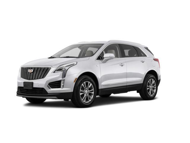 2022 Cadillac XT5 Sport, front three-quarter view, paint 1 of 8