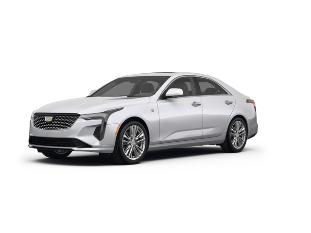 2024 Cadillac CT4 V Blackwing, front three-quarter view, paint 1 of 8