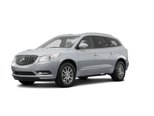 2017 Buick Enclave Leather Group, front three-quarter view, paint 1 of 8